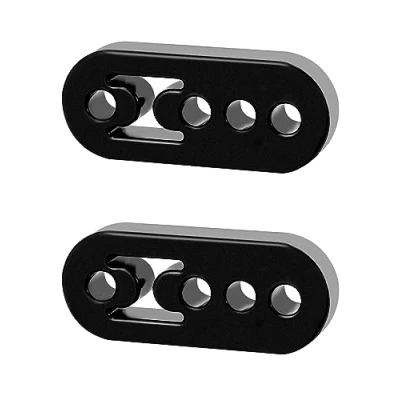 Afbeelding van QWORK® 2 stuks 4 gaten auto uitlaat beugel hanger stille rubberen blok voor de meeste auto&#039;s