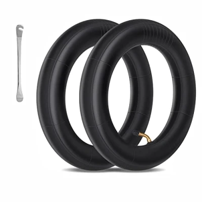 Afbeelding van Yungeln Binnenband 12 1/2 x 2 1/4 ventiel 45 dubbele dikte compatibel met elektrische step, kinderkraft/loopwagen, fiets, opblaasbare banden 12,5 2,25 2,125