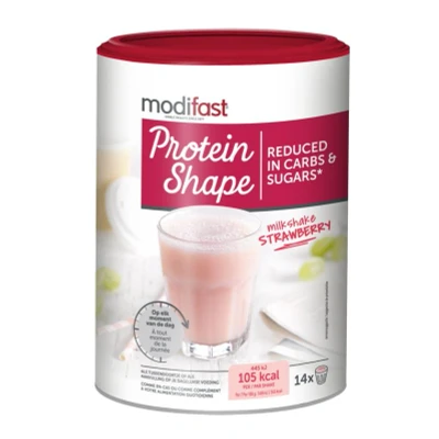 Afbeelding van Modifast Protein Shape Milkshake Aardbei 540 gr