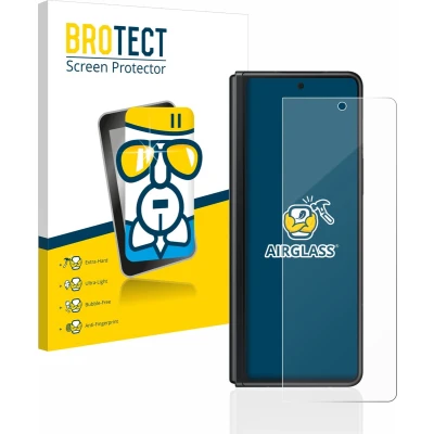 Afbeelding van BROTECT Screenprotector voor Samsung Galaxy Z Fold 3 5G Folie Beschermfolie Beschermglas transparant
