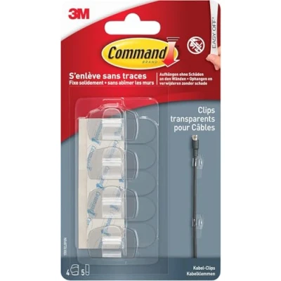 Afbeelding van Bevestigingsstrip Command 4 kabelclips rond