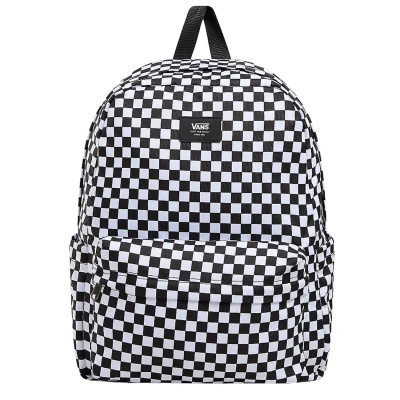 Afbeelding van Vans OLD Skool Check Rugzak, Heren, Maat: One Size, Black white