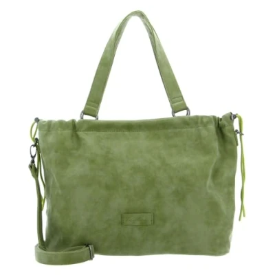 Afbeelding van Fritzi aus Preußen Schoudertas Poppi01 Vintage Shopper Green Lichtgroen