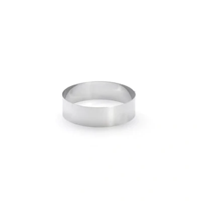 Afbeelding van de BUYER Cercle à gâteau Buyer, Acier inoxydable, 4,5 cm hauteur, Silver, 16 x 4.5