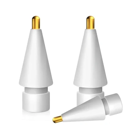 Afbeelding van MMOBIEL 2mm Metalen Pencil Tips Geschikt voor Apple 1e &amp; 2e Generatie 3 Stuks Punten iPencil Nibs Vervanging Wit