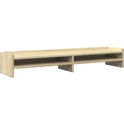 Afbeelding van vidaXL Monitorstandaard 100x24x16 cm bewerkt hout sonoma eikenkleurig