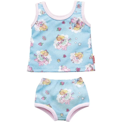 Afbeelding van Heless Poppenondergoedset 28 35 Cm Katoen Blauw/roze