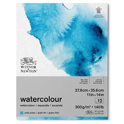 Afbeelding van Winsor &amp; Newton Watercolour 27.9cm x 35.6cm Gelijmd