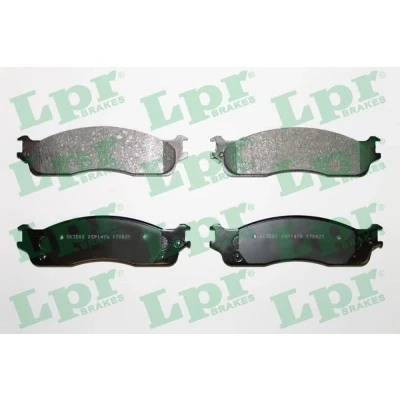Afbeelding van LPR 05P1478 Remblokkenset Vooras DODGE: RAM 1500 Pickup, III Standard Cab II Crew Pickup