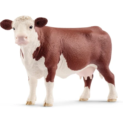Afbeelding van Schleich Figuur Farm World Hereford Koe Grijs
