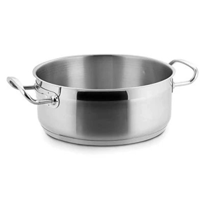Image de Lacor marmite basse rondeau induction en inox 18/10 ø 40 cm eco chef