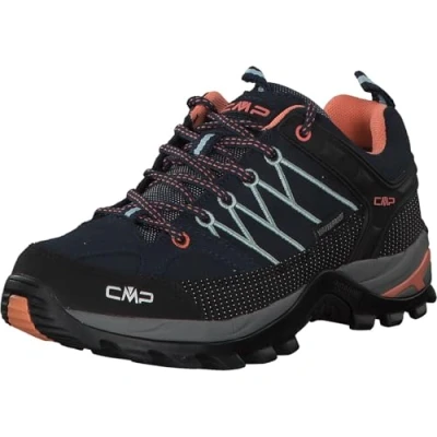 Afbeelding van CMP Rigel LOW Trekking Shoes WP Outdoorschoenen, Dames, Maat: 39, Blau Leer/ synthetisch