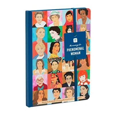 Afbeelding van Fenomenaal notitieboek voor dames, kerstcadeau haar, 100 pagina&#039;s, kleurrijk geïllustreerd design, verjaardagscadeau, Valentijnsdagcadeau