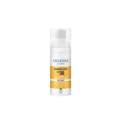 Afbeelding van Celenes by Sweden Herbal Sun Dry Touch Fluïde SPF30+ Zonnecrème