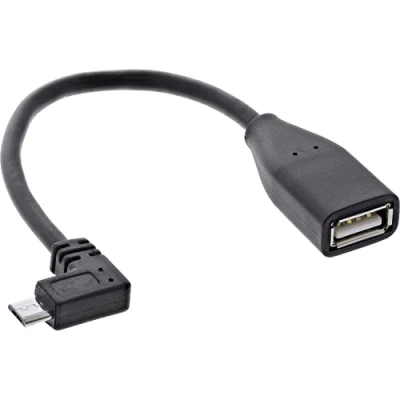 Image de Inline adapteteur micro USB mal vers femelle 0,15m inline® 31606w
