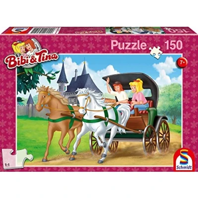 Afbeelding van Schmidt Spiele Bibi &amp; Tina Legpuzzel 150 stuk(s) Stripfiguren
