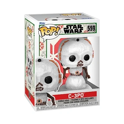 Image de Figurine Funko Pop Star Wars Holiday C 3PO Snowman