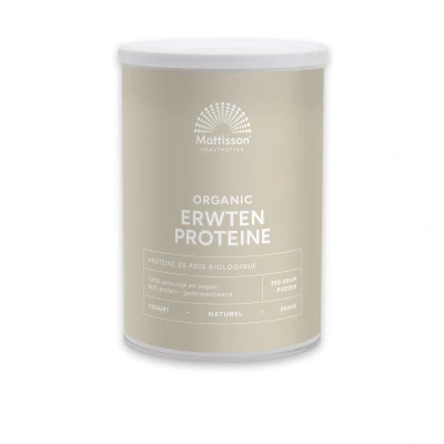 Afbeelding van Mattisson Biologische Erwten Proteïne 80% 350 g