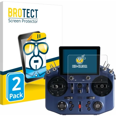 Afbeelding van BROTECT Screenprotector voor FrSky Tandem X20S Folie Beschermfolie transparant (2 Stuks)