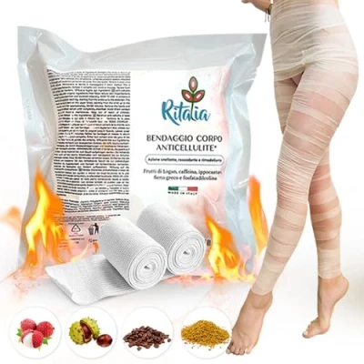 Afbeelding van Ritalia® Broeken, beenbanden Anti cellulitis, gedraineerd, reducerend, afslankend en verstevigend effect (anti cellulitis)