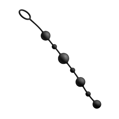 Afbeelding van Extra lange siliconen anaalketting