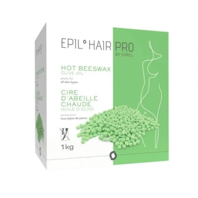 Afbeelding van Sibel EHP Hot Beeswax Olive Oil Pearls All Skin Types 1KG