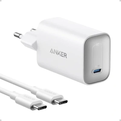 Afbeelding van Anker Nano oplader, 100 W MacBook oplader voor MacBook, iPad, iPhone, Galaxy en alle USB C apparaten, 1,80 m kabel meegeleverd