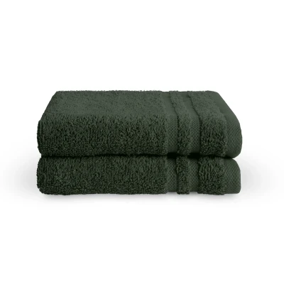 Afbeelding van 6 x Byrklund gastendoekje 30x50 Donker Groen