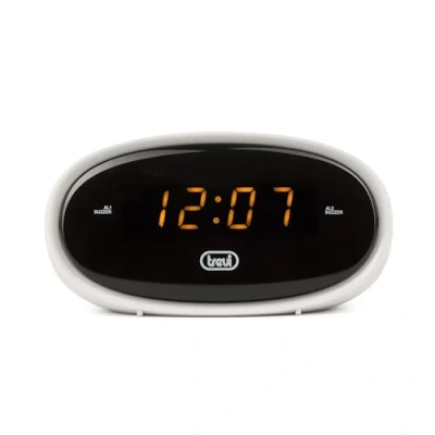 Afbeelding van Trevi EC 880, wekker dubbel alarm, wit