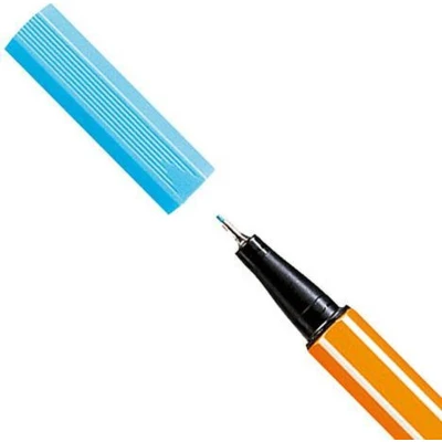 Afbeelding van STABILO point 88 fineliner, azuurblauw fineliner