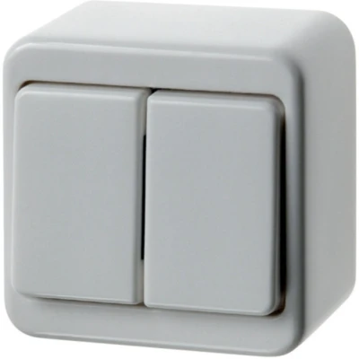 Afbeelding van Schakelaar Berker (Opbouw, Serie, Wit)