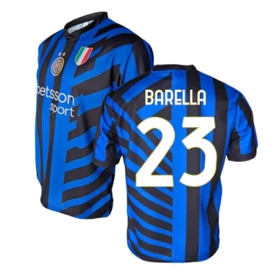 Afbeelding van Inter Official Replica shirt Home Kit 2024 2025, uniseks, zwart/blauw, M