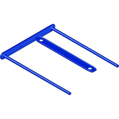 Afbeelding van Bankers Box archiefbinder D Clip blauw, doos van 100 stuks archiefbinders