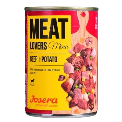 Afbeelding van Josera Meatlovers Menu 6 x 400 g hondenvoer Rund &amp; Aardappel