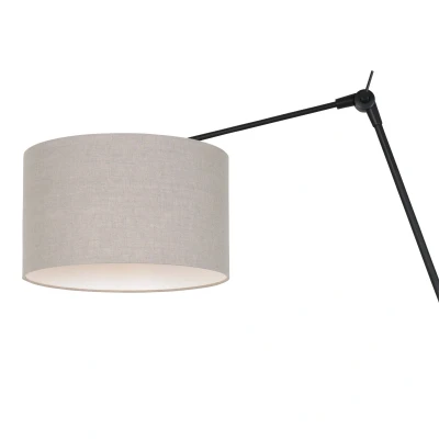 Afbeelding van Steinhauer wandlamp Prestige chic zwart metaal 8119ZW