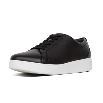 Afbeelding van Fitflop Rally Sneakers laag, Dames, Maat: 43, Black Leer