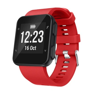 Afbeelding van Siliconen bandje Rood Garmin Forerunner 35 / 30