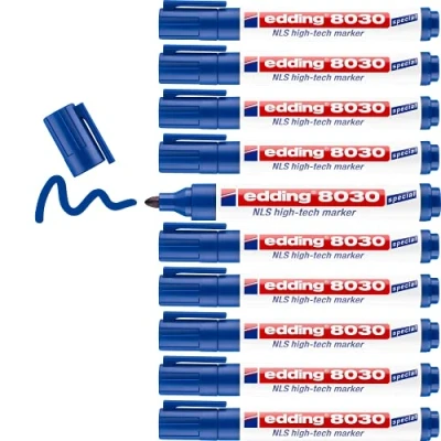 Afbeelding van Edding NLS high tech marker e 8030 blauw