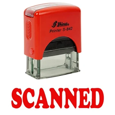 Afbeelding van Scanned bureaustempel, zelfkleurend, motief Shiny