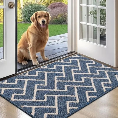 Afbeelding van Biscpro Deurmat, antislip, machinewasbaar, voor binnen en buiten, 60 x 90 cm, entree, buiten