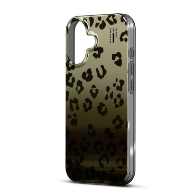 Afbeelding van iDeal of Sweden Mirror Case voor de Apple iPhone 16 Leo Ombre