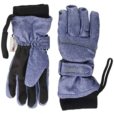 Afbeelding van Playshoes Winter wanten voor kinderen Spijkerbroekblauw maat 3 (17cm) 4 6 years