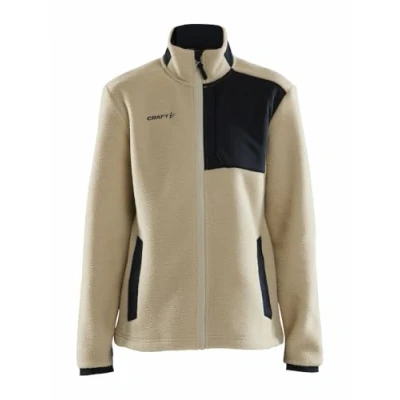 Afbeelding van Craft ADV Explore Pile Fleece Jacket W 1912221 Ecru/Black