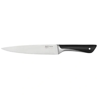Afbeelding van Tefal Jamie Oliver by K26702 vlees /hammes, 20 cm, hoge snijprestaties, onderscheidend design, robuuste en duurzame messen, roestvrij staal/zwart