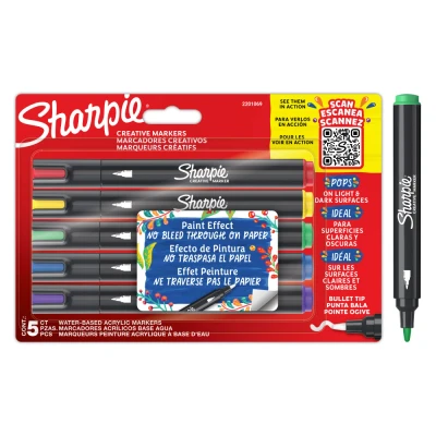Afbeelding van Sharpie Creative Marker Assorted Colours 5pc