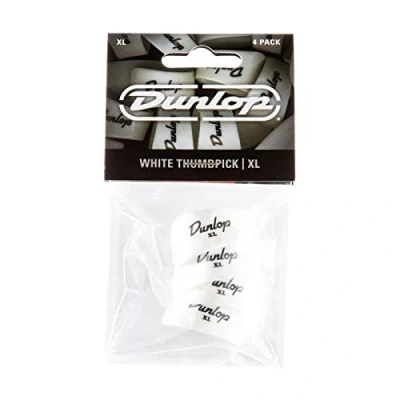Afbeelding van Jim Dunlop Extra Large Duimplectrum Wit 4 pack