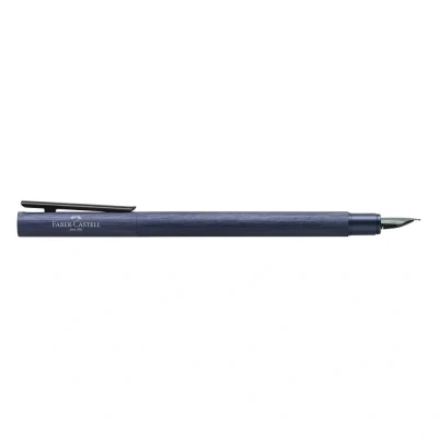 Afbeelding van Vulpen Faber Castell NEO Slim Aluminium donkerblauw F