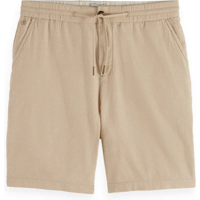 Afbeelding van Scotch &amp; Soda Seasonal CORE Bermuda Shorts, Heren, Maat: 33, Soft camel
