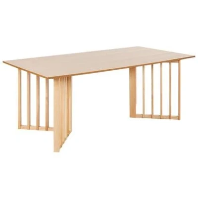 Afbeelding van Beliani LEANDRA Eettafel Lichtbruin MDF