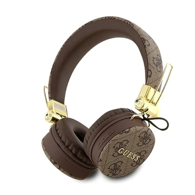 Afbeelding van Guess 4G Metal Logo Bluetooth Stereo On Ear Koptelefoon Bruin
